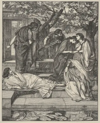 By the Rivers of Babylon av Edward John Poynter