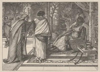 Josef presenterar sin far för farao av Edward John Poynter