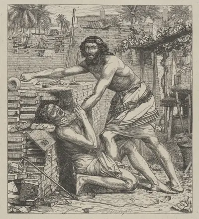 Moses Slaying the Egyptian av Edward John Poynter