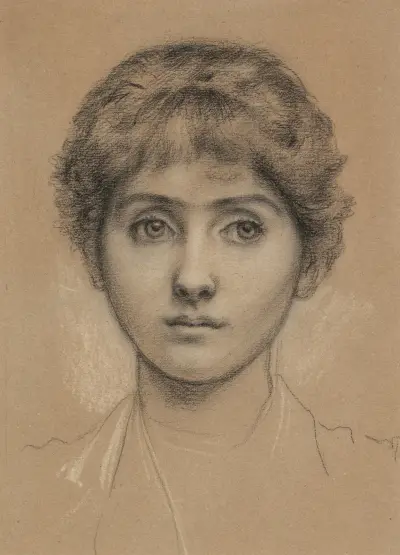 Porträtt av Margaret Burne-Jones av Edward John Poynter