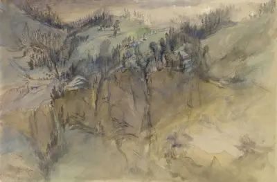 Alpine Scene av John Ruskin