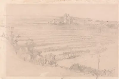 Distant View of Saint-Wulfran, Abbeville av John Ruskin