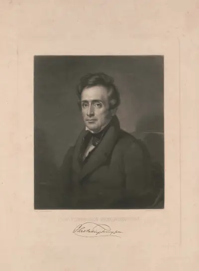 Hon. Theodore Frelinghuysen av John Sartain