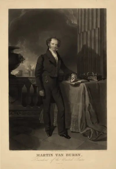 Martin Van Buren, president of the United States av John Sartain