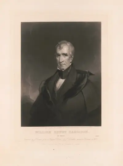 William Henry Harrison of Ohio av John Sartain