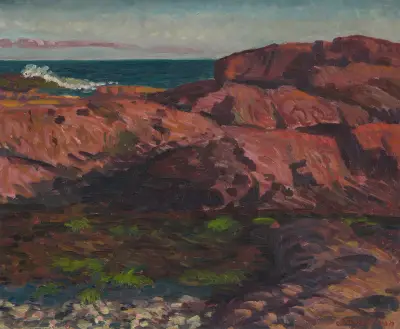 Red Rocks Afternoon-Gloucester av John Sloan