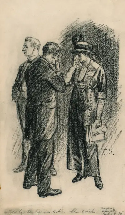 –Told her the bill was lost. She cried av John Sloan