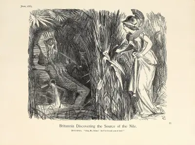 Britannia Discovering the Source of the Nile, Sir John Tenniel