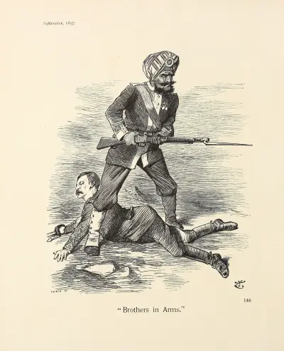 Bröder i vapen av Sir John Tenniel