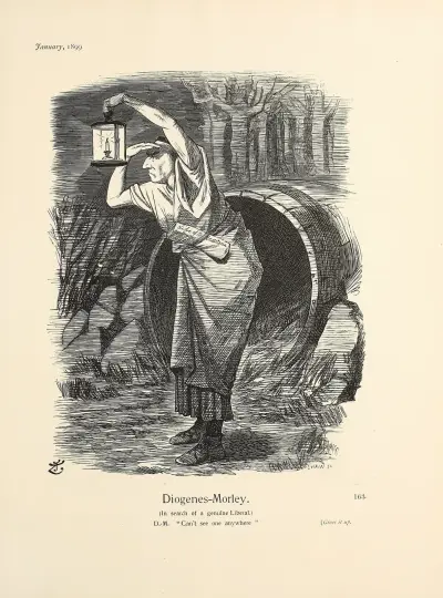 Diogenes-Morley av Sir John Tenniel