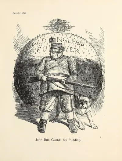 John Bull Guards his Pudding, Sir John Tenniel