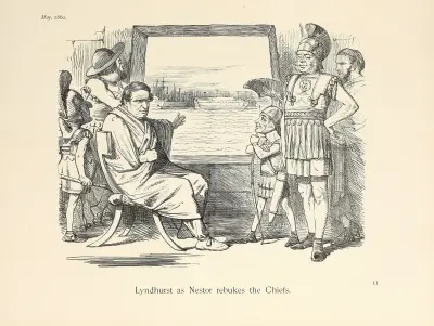 Lyndhurst as Nestor rebukes the Chiefs, Sir John Tenniel