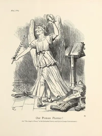 Our Protean Premier!, Sir John Tenniel