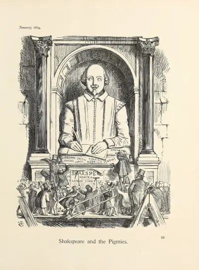 Shakspeare and the Pigmies, Sir John Tenniel