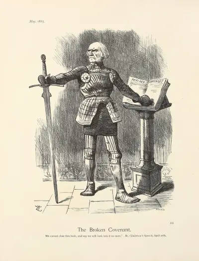 The Broken Covenant av Sir John Tenniel