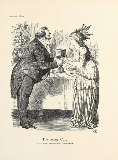 The Loving Cup av Sir John Tenniel