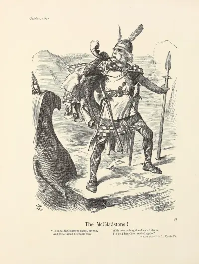 The McGladstone! av Sir John Tenniel