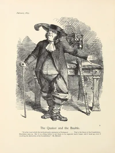 The Quaker and the Bauble av Sir John Tenniel
