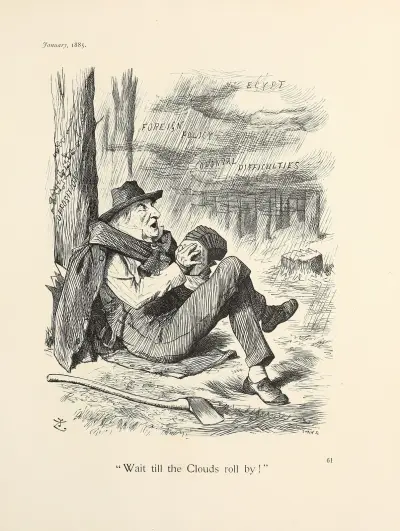 ‘Wait till the Clouds roll by’, Sir John Tenniel