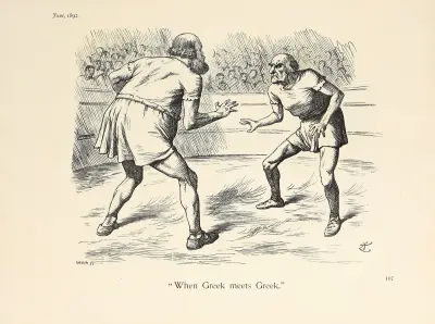 When Greek meets Greek, Sir John Tenniel