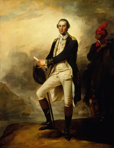 George Washington and William Lee av John Trumbull