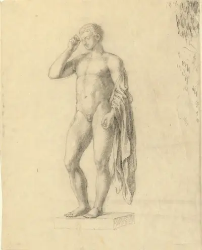 Nude Male Figure (classical) von John Trumbull