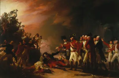 The Sortie Made by the Garrison of Gibraltar av John Trumbull