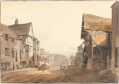 Conway in North Wales av John Varley