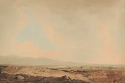 Dalen vid Clwyd, Wales av John Varley