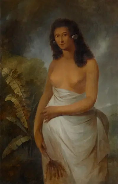 Poedua (Poetua), dcera Oreoa, náčelníka ostrova Ulaietea, jednoho ze Společenských ostrovů, John Webber