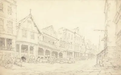 Watergate Street, Chester av John Webber