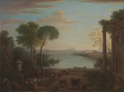 Classical Landscape, 1754 av John Wootton