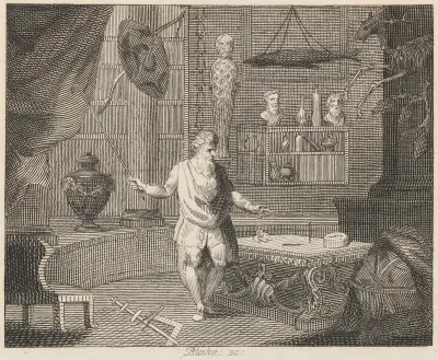 Fable XVI. The Pin and the Needle von John Wootton