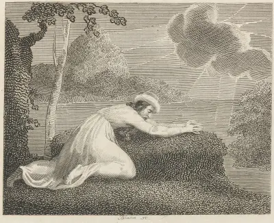 Fabel XXVIII. Persern, solen och molnet av John Wootton