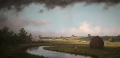 Newburryport Marshes, Approaching Storm av Martin Johnson Heade