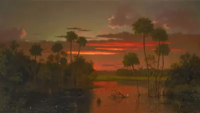 The Great Florida Sunset av Martin Johnson Heade