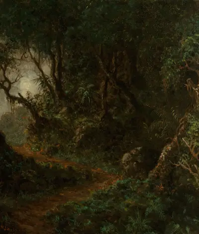 Tropical Greenery (Tropical Landscape) av Martin Johnson Heade