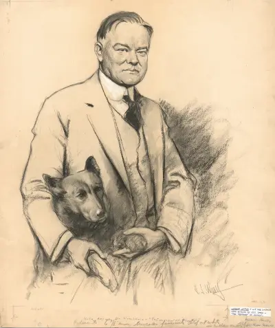 Herbert Clark Hoover av Samuel Johnson Woolf
