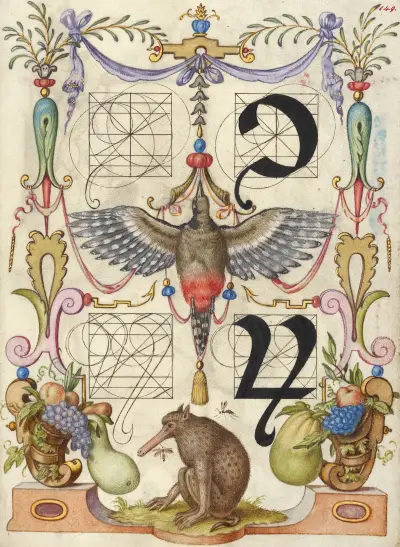 Guide for Constructing the Tironian con and orum av Joris Hoefnagel
