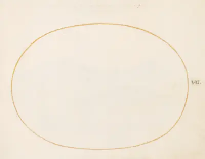 Plate 7; Empty Oval av Joris Hoefnagel