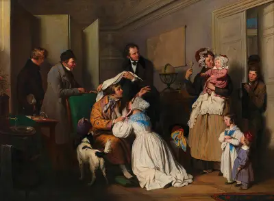 Der Augenarzt av Josef Danhauser