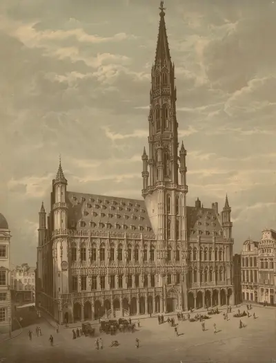 Brussels Town Hall av Josef Langl