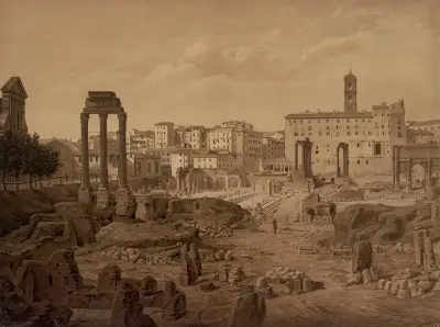 Forum Romanum, 1883, Josef Langl