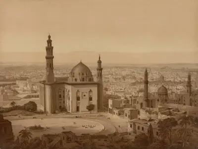 Mosque-Madrasa of Sultan Hasan, Cairo av Josef Langl