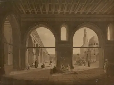 Mosque of Ibn Tulun in Cairo av Josef Langl
