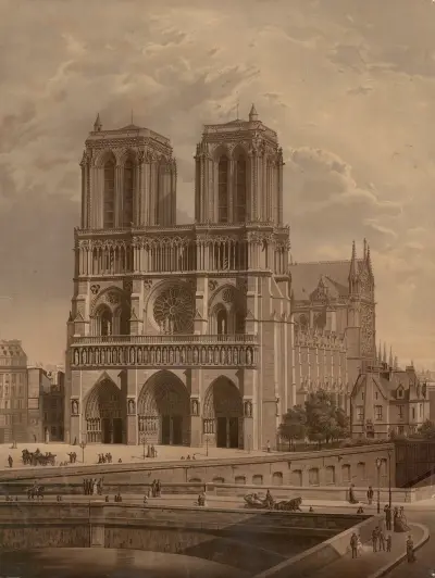 Notre-Dame de Paris av Josef Langl