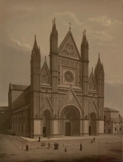 Orvieto Cathedral av Josef Langl