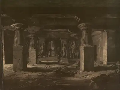 The Elephanta Caves av Josef Langl