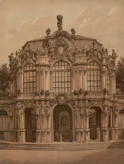 Zwinger i Dresden av Josef Langl