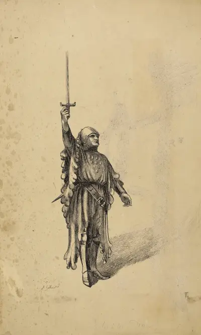 Chevalier pour le drame Bois ton sang av Arthur-Joseph Gueniot